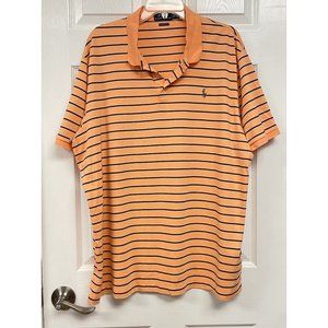 Polo Ralph Lauren Men's Classic-Fit Soft Cotton 3 Button Polo Shirt Striped XXL